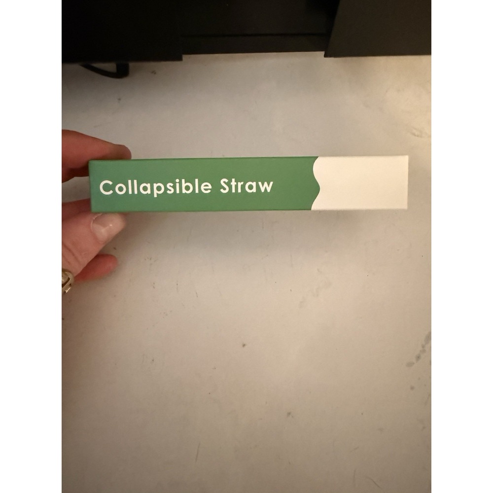 Collapsible Straw With Case Togo Straw  include straw brush cleaning case & clip